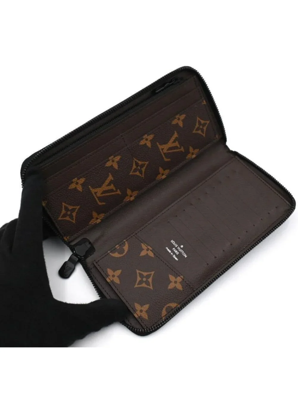 Louis Vuitton Monogram Zippy Wallet Vertical Blue